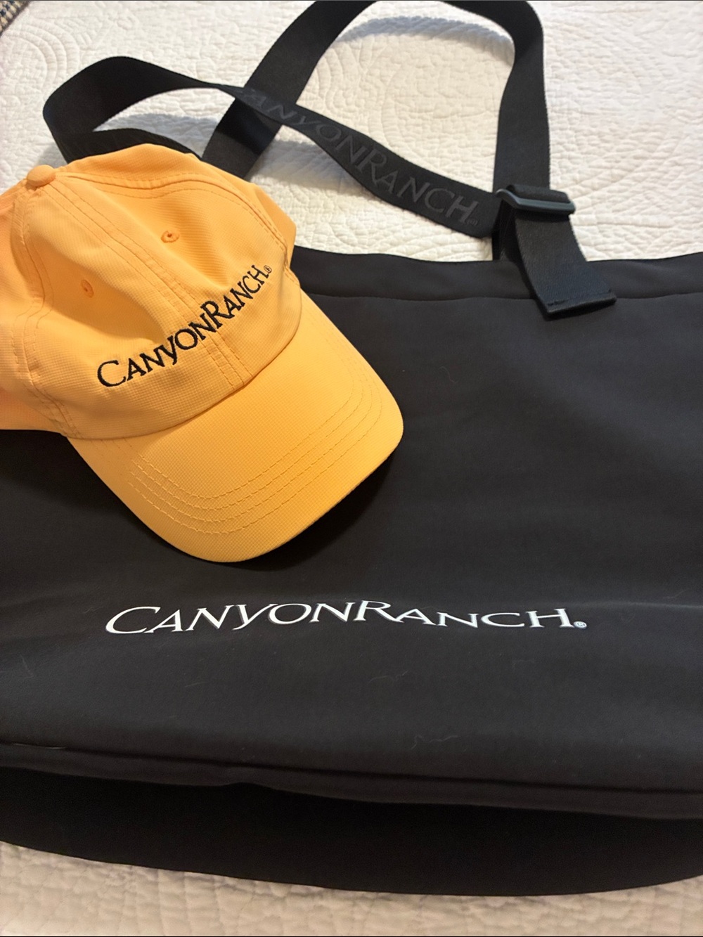 Canyon ranch hat, nwt, and tote bag